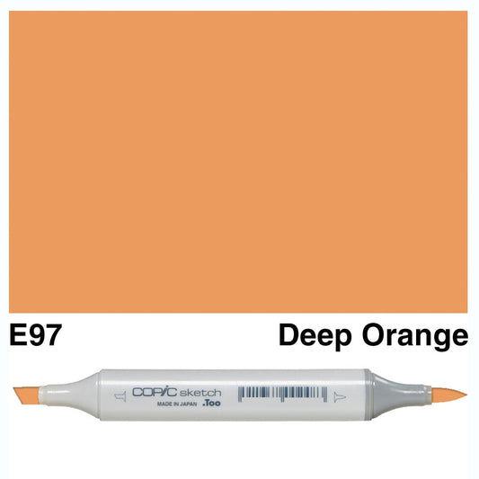 Copic Sketch E97 Deep Orange - theartshop.com.au