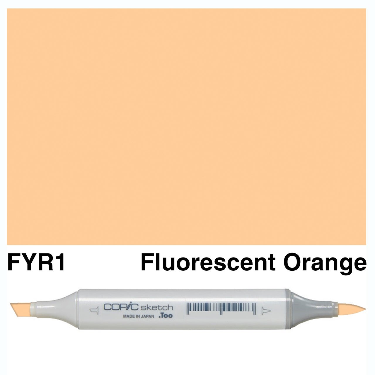 Copic Sketch FYR1 Fluorescent Orange - theartshop.com.au