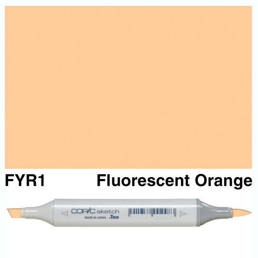 Copic Sketch FYR1 Fluorescent Orange - theartshop.com.au