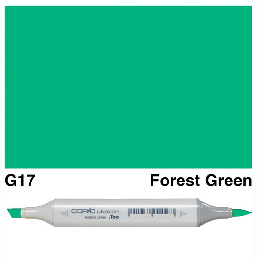Copic Sketch G17 Forest Green - theartshop.com.au