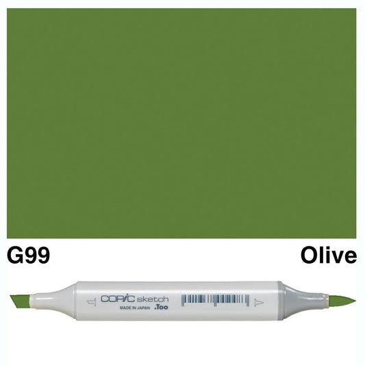 Copic Sketch G99 Olive - theartshop.com.au