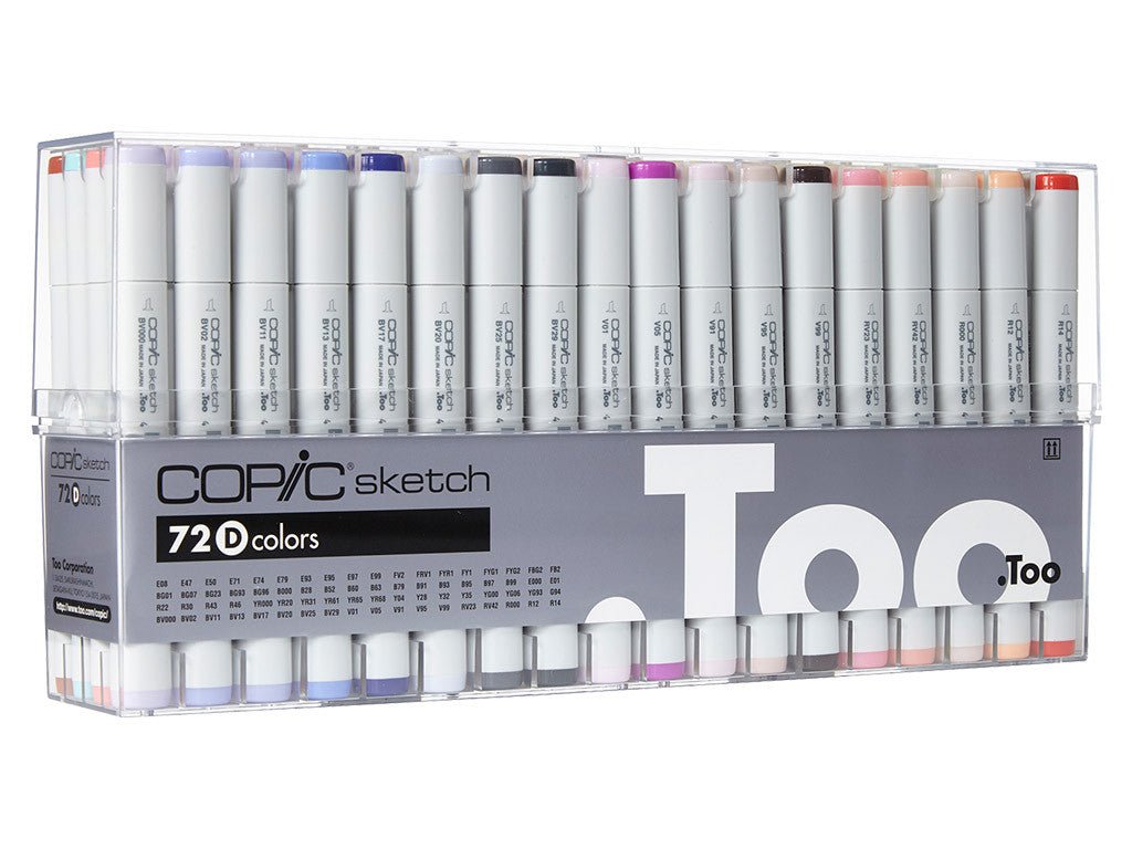 Copic Sketch Marker Set 72D - theartshop.com.au