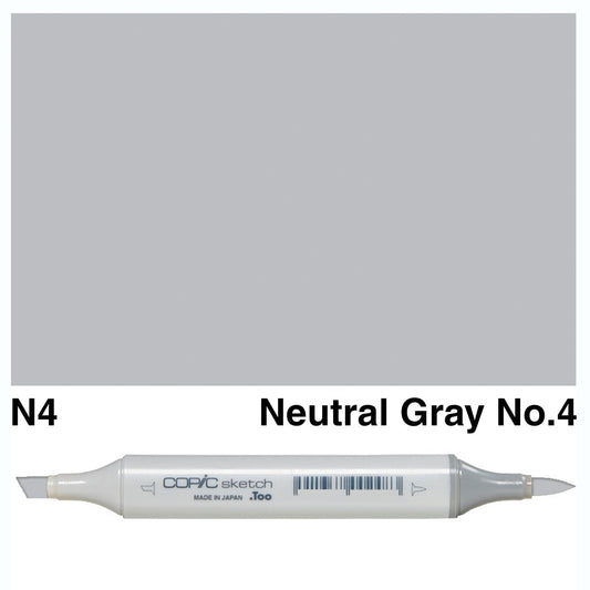 Copic Sketch N4 Neutral Gray No.4 - theartshop.com.au