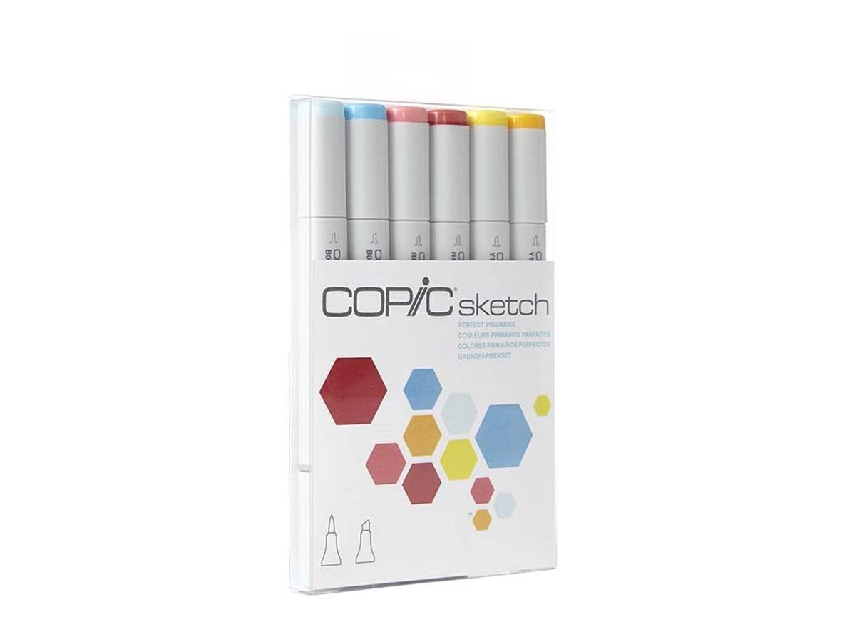 Copic Sketch Set 6 - Perfect Primaries - theartshop.com.au