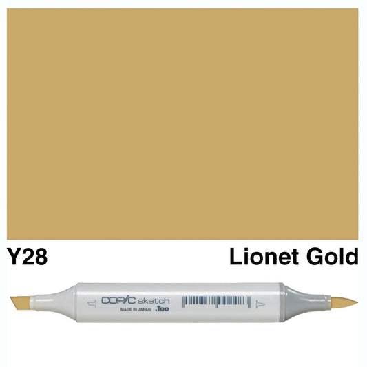 Copic Sketch Y28 Lionet Gold - theartshop.com.au