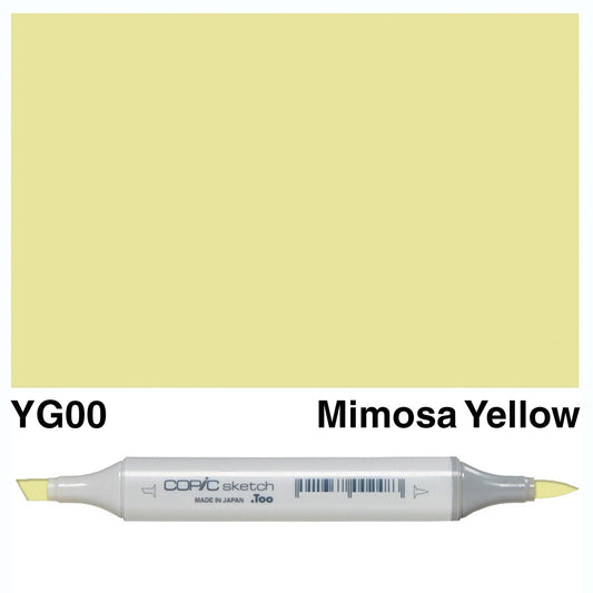 Copic Sketch YG00 Mimosa Yellow - theartshop.com.au