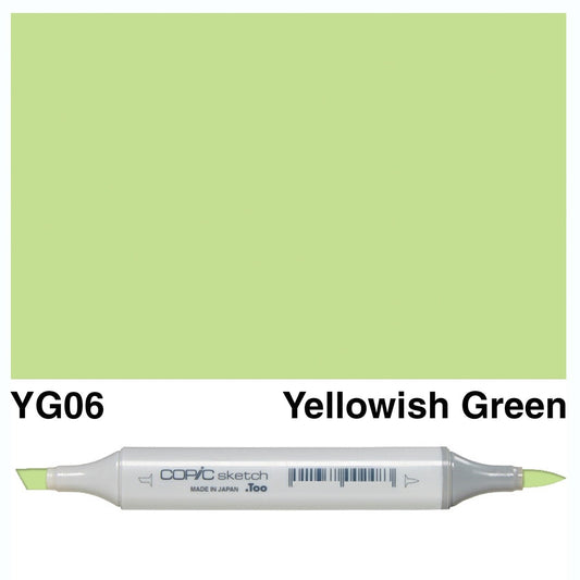 Copic Sketch YG06 Yellowish Green - theartshop.com.au