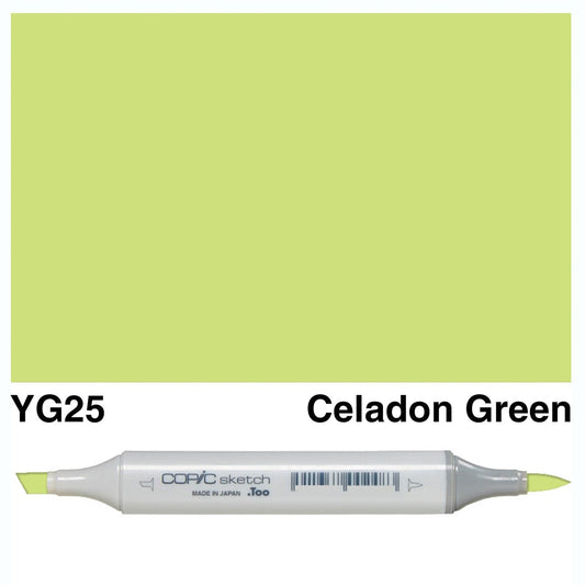 Copic Sketch YG25 Celadon Green - theartshop.com.au