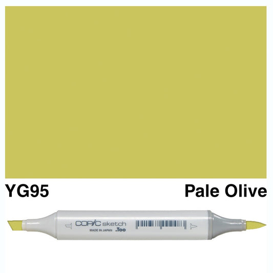 Copic Sketch YG95 Pale Olive - theartshop.com.au
