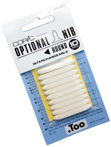 Copic Spare Nib - Round Nibs Pkt 10 - theartshop.com.au