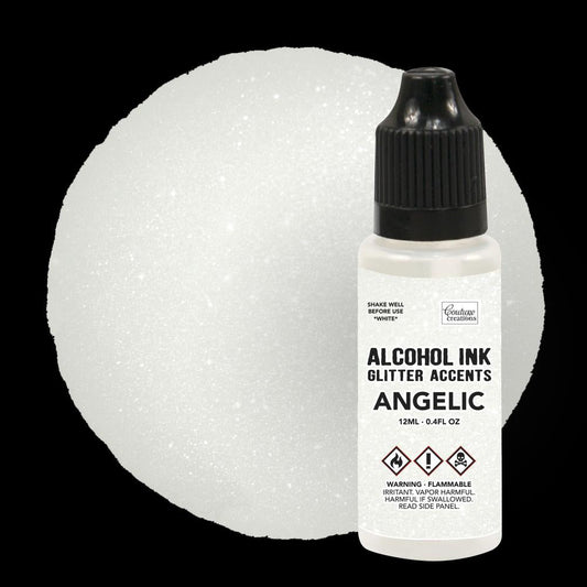 Couture Creation Alcohol Ink 12ml Glitter Angelic - theartshop.com.au