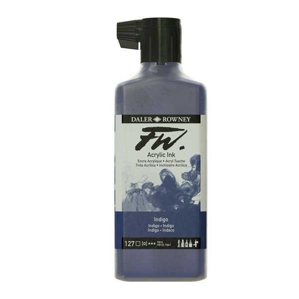 Daler FW Ink 180ml 127 Indigo - theartshop.com.au