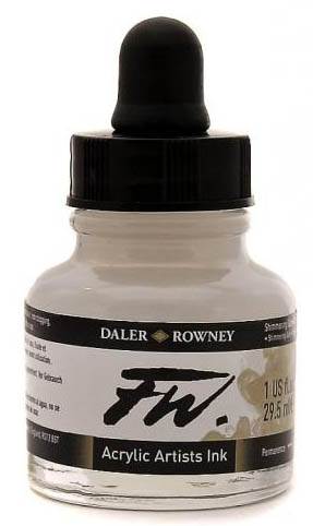 Daler FW Ink 29.5ml 709 Shimmering Gold - theartshop.com.au