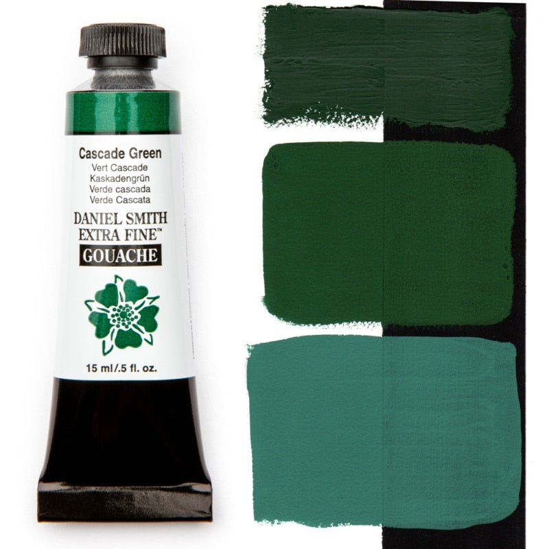 Daniel Smith Gouache 15ml Cascade Green - theartshop.com.au