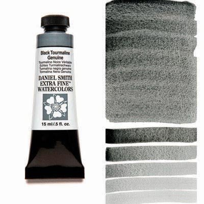 Daniel Smith Watercolour 15ml Black Tourmaline Genuine - theartshop.com.au