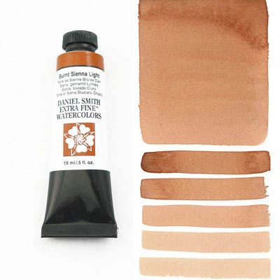 Daniel Smith Watercolour 15ml Burnt Sienna Light - theartshop.com.au