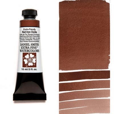 Daniel Smith Watercolour 15ml Enviro-Friendly Red Iron Oxide - theartshop.com.au
