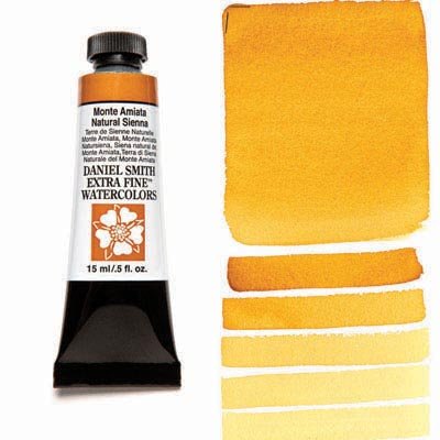 Daniel Smith Watercolour 15ml Monte Amiata Natural Sienna - theartshop.com.au