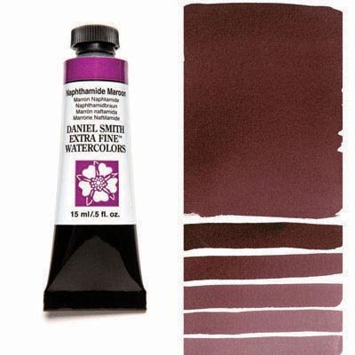 Daniel Smith Watercolour 15ml Naphthamide Maroon - theartshop.com.au