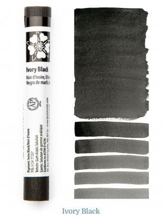Daniel Smith Watercolour Stick Ivory Black - theartshop.com.au