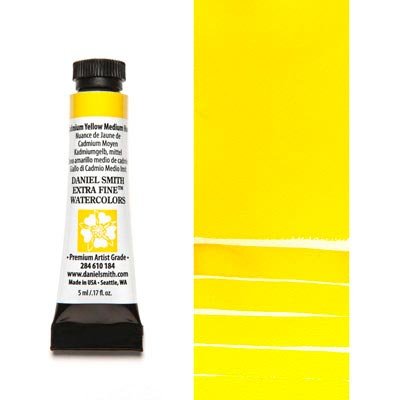 Daniel Smith W/C 5ml Cadmium Yellow Medium - theartshop.com.au