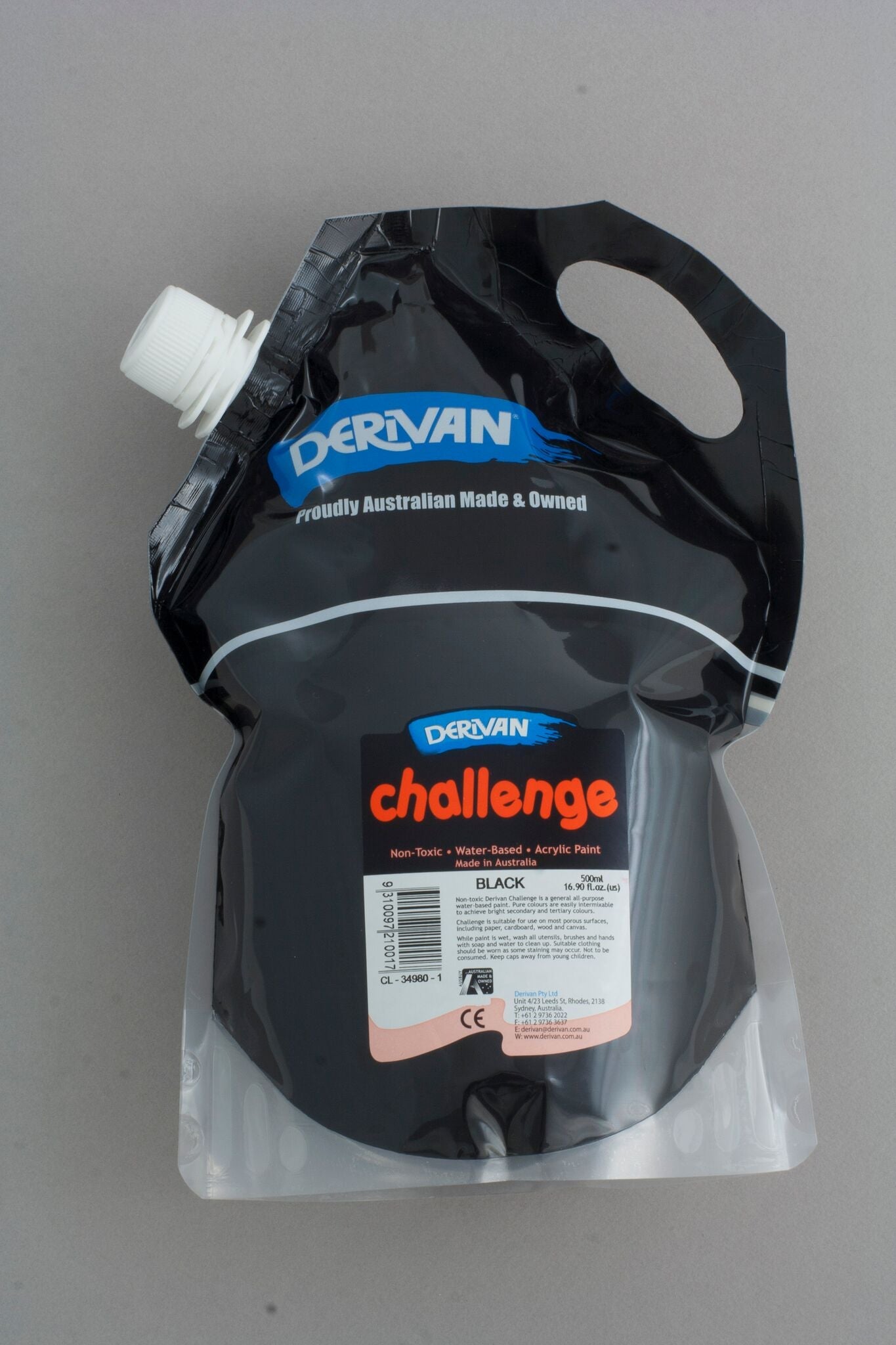 Derivan Challange 2 Litre Black - theartshop.com.au