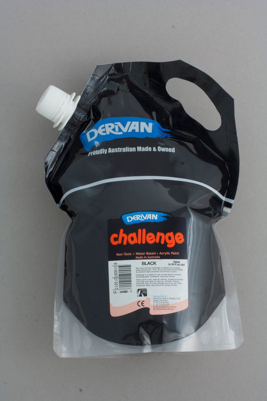 Derivan Challange 2 Litre Black - theartshop.com.au