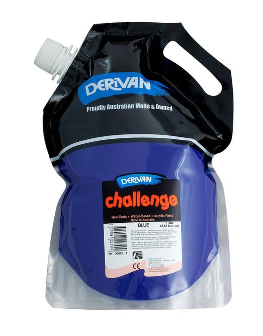 Derivan Challange 2 Litre Blue - theartshop.com.au