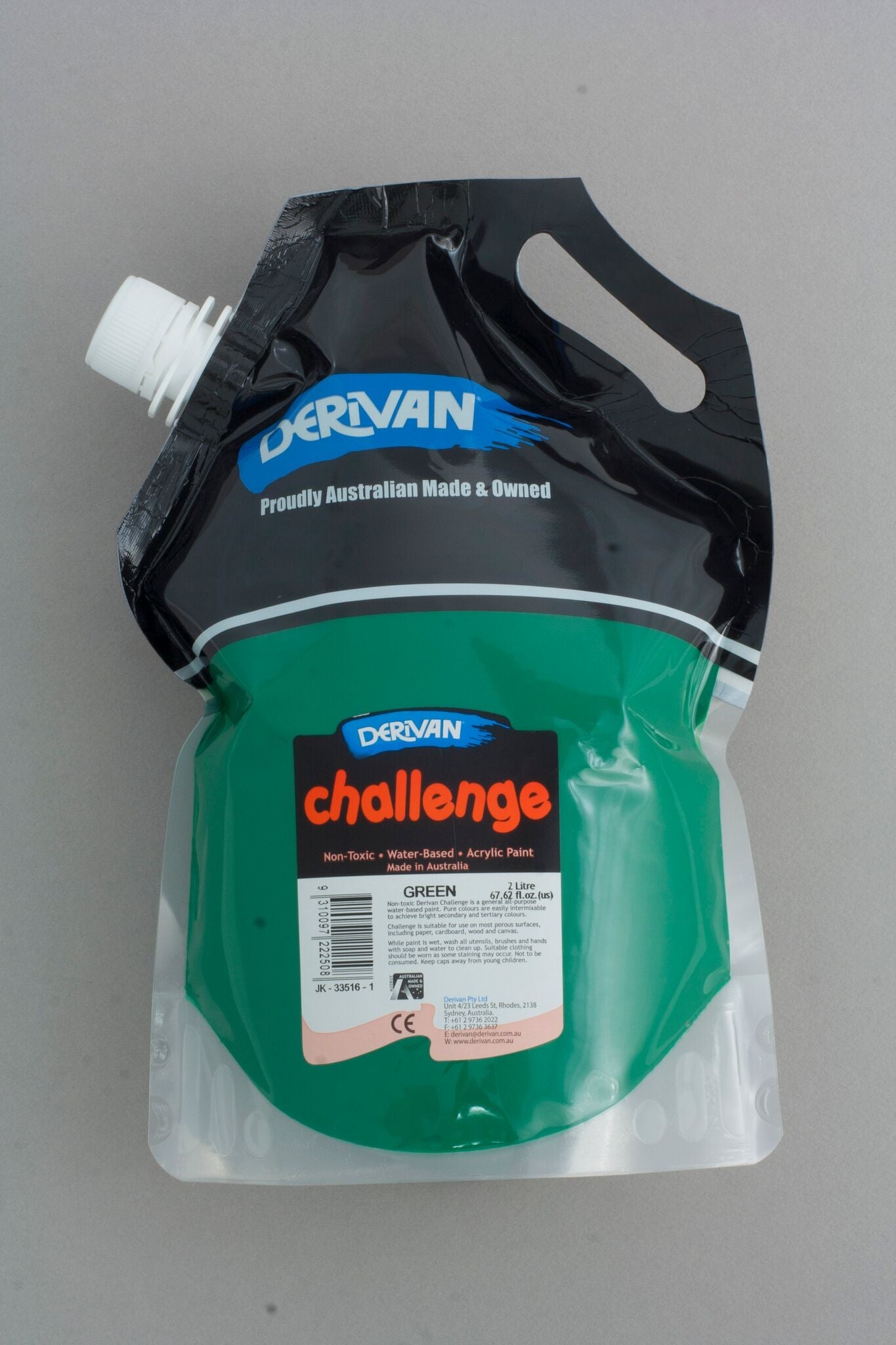 Derivan Challange 2 Litre Green - theartshop.com.au