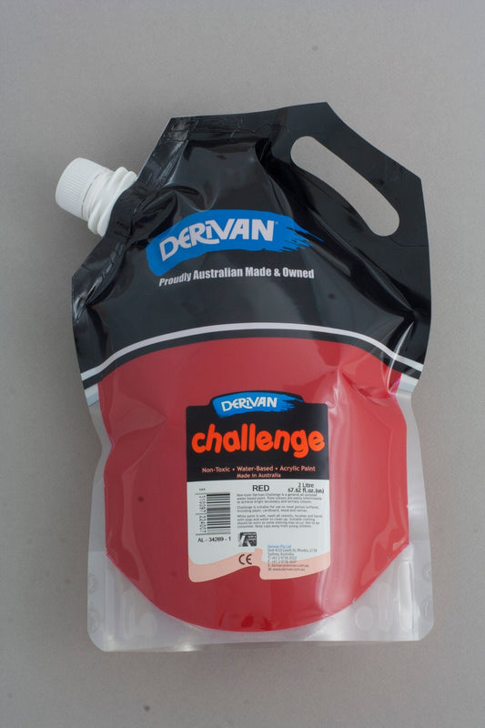 Derivan Challange 2 Litre Red - theartshop.com.au