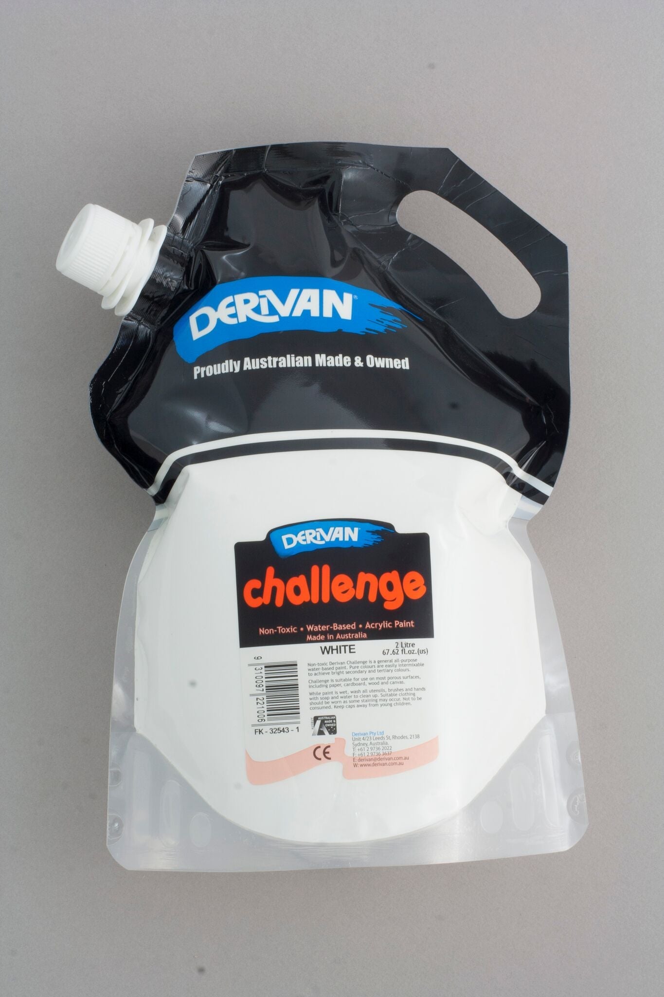 Derivan Challange 2 Litre White - theartshop.com.au