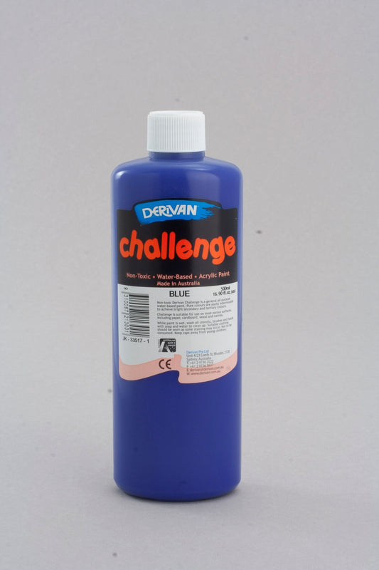 Derivan Challange 500ml Blue - theartshop.com.au