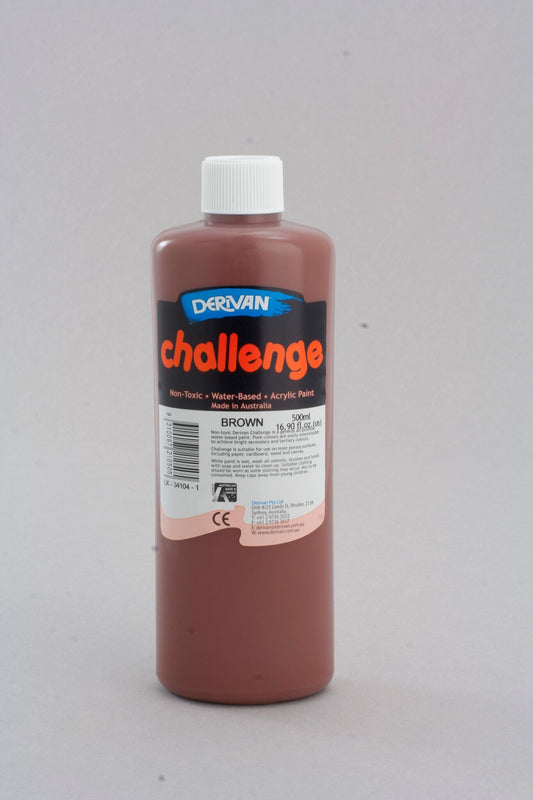 Derivan Challange 500ml Brown - theartshop.com.au