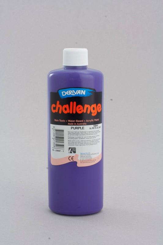 Derivan Challange 500ml Purple - theartshop.com.au