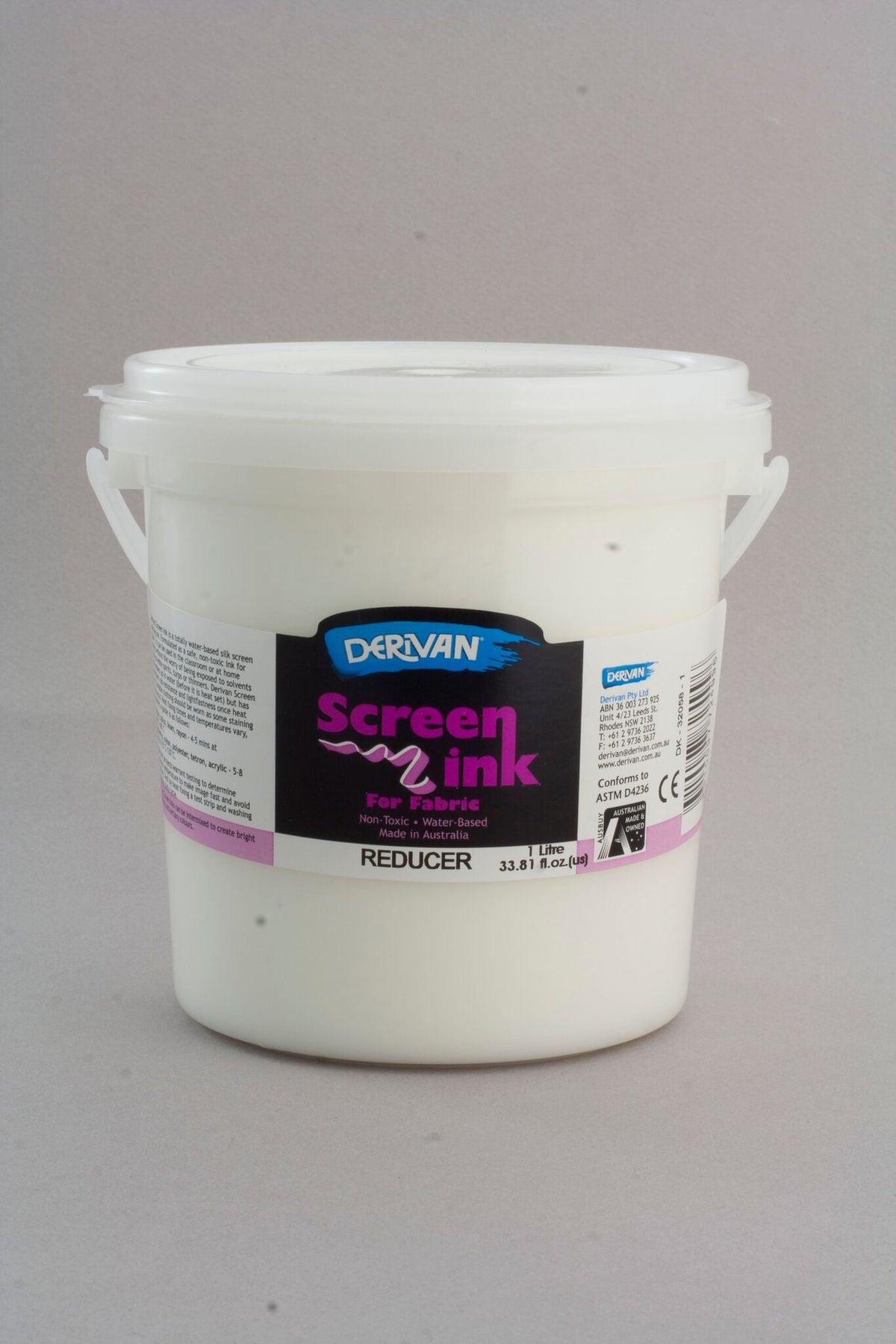 Derivan Screen Ink 1 Litre Reducer - theartshop.com.au