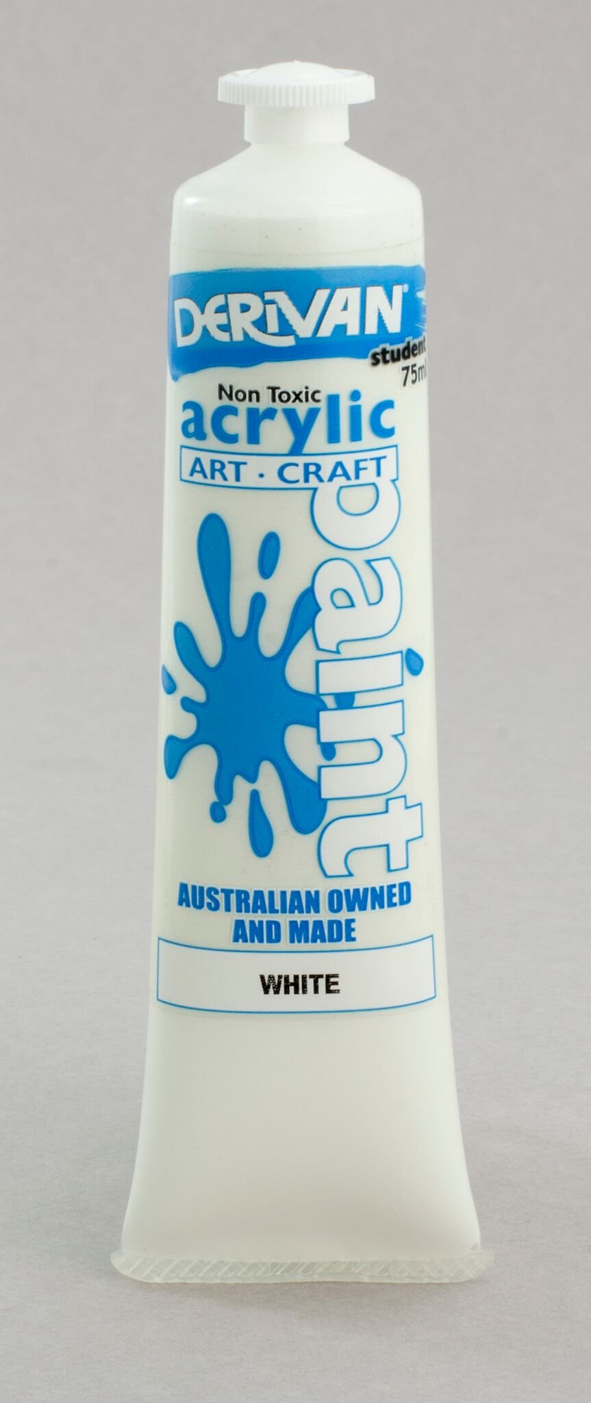 Derivan Student 75ml White - theartshop.com.au