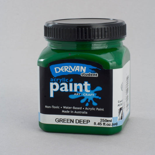 Derivan Students 250ml Green Deep - theartshop.com.au