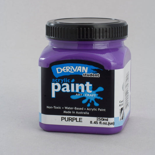 Derivan Students 250ml Purple - theartshop.com.au