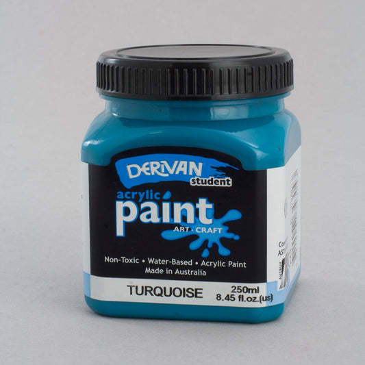 Derivan Students 250ml Turquoise - theartshop.com.au
