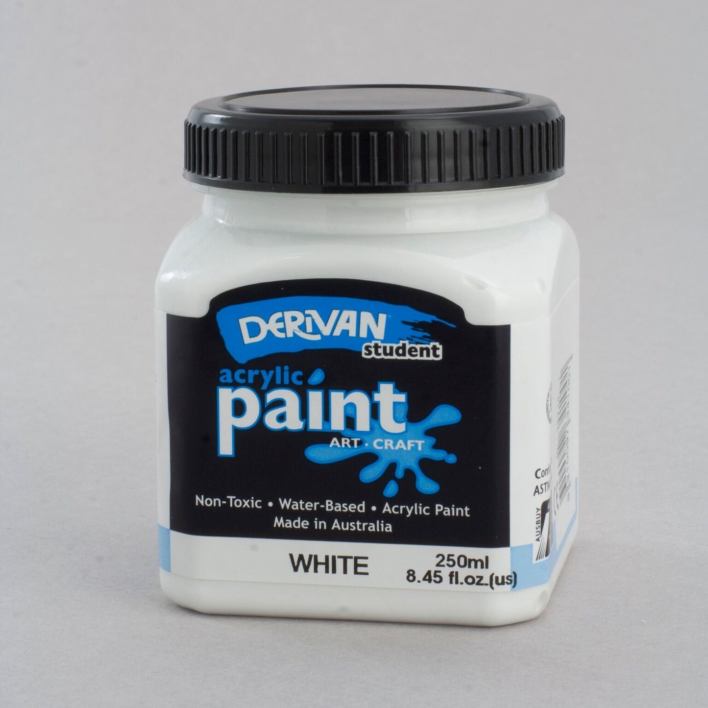 Derivan Students 250ml White - theartshop.com.au