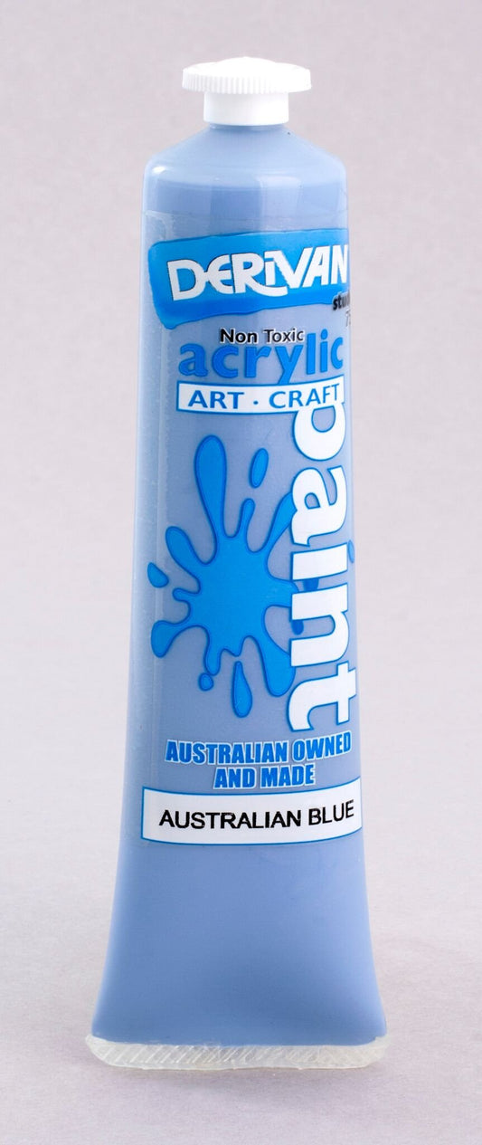 Derivan Students 75ml Australian Blue - theartshop.com.au