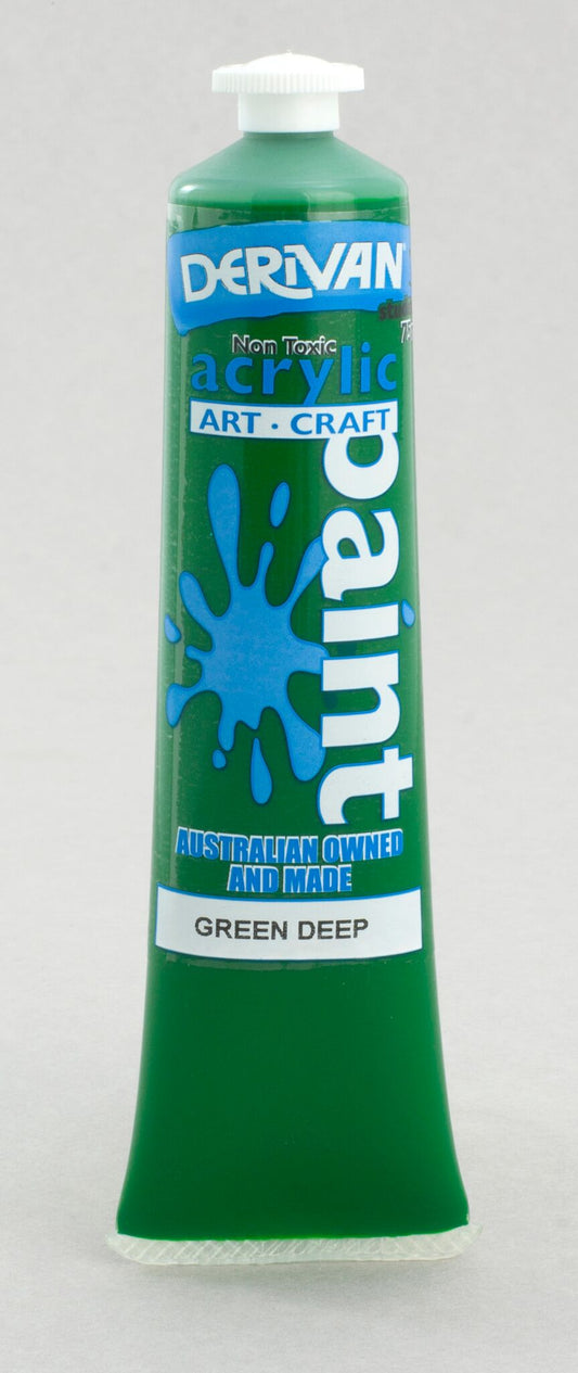 Derivan Students 75ml Green Deep - theartshop.com.au