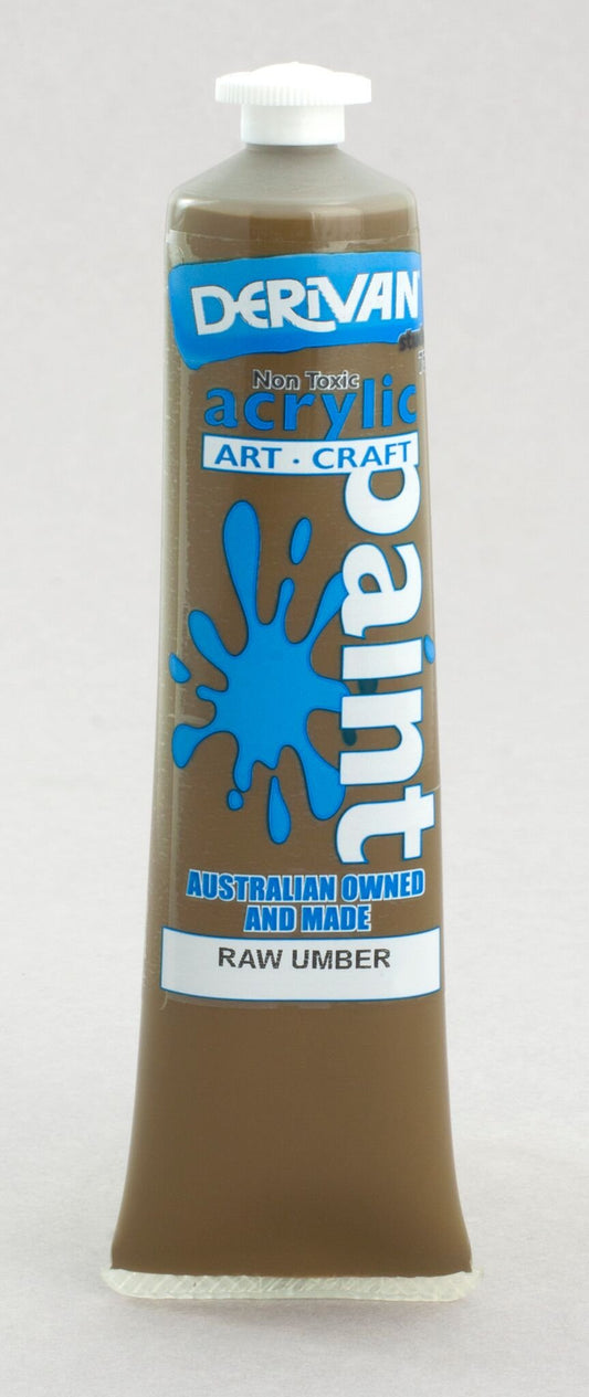 Derivan Students 75ml Raw Umber - theartshop.com.au
