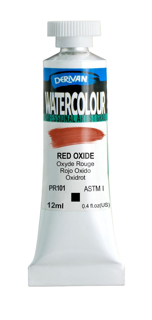 Derivan Watercolour 12ml Red Oxide - theartshop.com.au