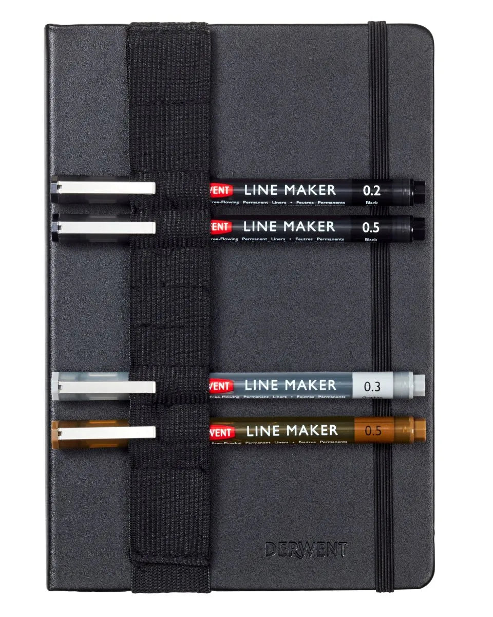 Derwent Sketching Journal And Pen Set - theartshop.com.au
