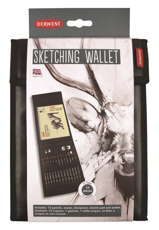 Derwent Sketching Wallet - theartshop.com.au