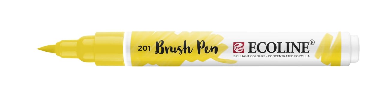 Ecoline Brush Pen 201 Light Yellow - theartshop.com.au