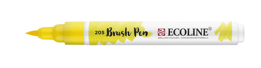 Ecoline Brush Pen 205 Lemon Yellow - theartshop.com.au