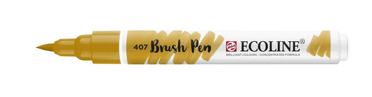 Ecoline Brush Pen 407 Deep Ochre - theartshop.com.au