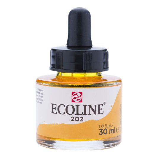 Ecoline Liquid Watercolour 30ml 202 Deep Yellow - theartshop.com.au